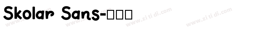 Skolar Sans字体转换